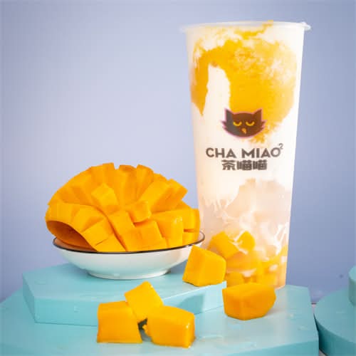 Mango Tea Slush(w/ Cheese Foam) 芝士芒芒
